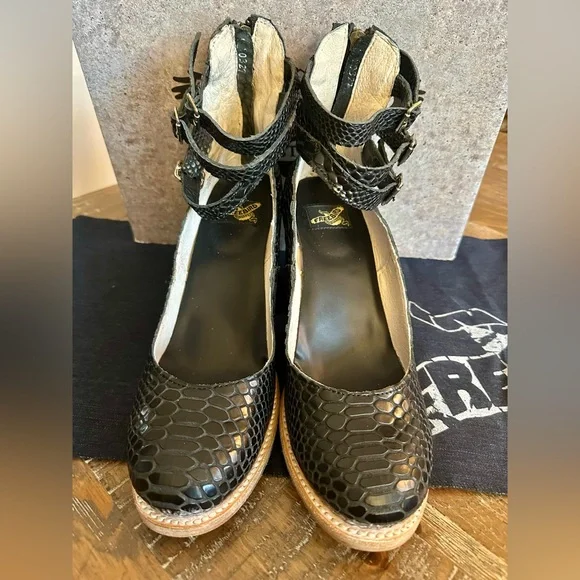 NEW Freebird Black Snake Randi Women Shoes, Size 10 - Picture 4 of 9
